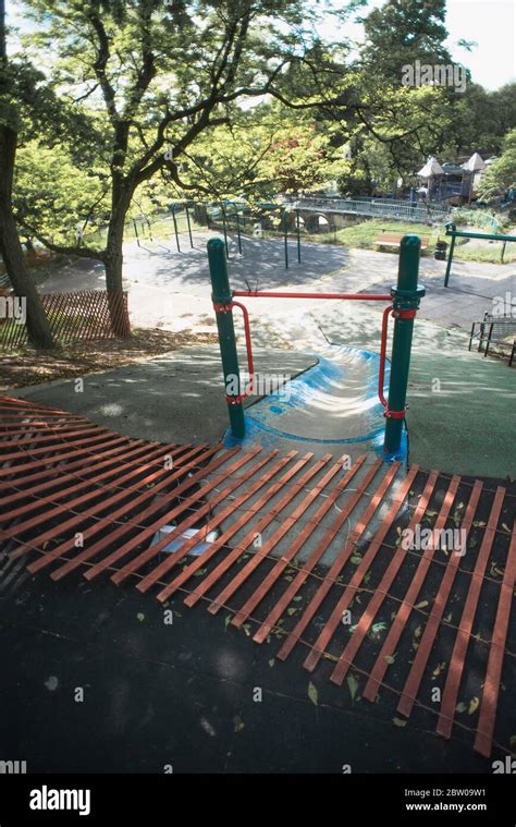 Mac Miller Blue Slide Park Closed During Covid-19 Stock Photo - Alamy