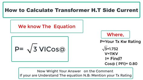 How To Calculate Transformer Ht Side Current Amperes Calculation Of