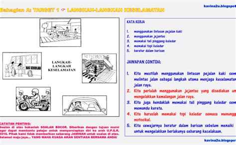 Contoh Menbina Ayat Langkah Langkah Keselamatan Di Jalan Raya Ayana