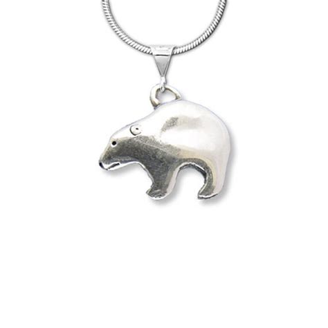 Sterling Silver Bear Pendant