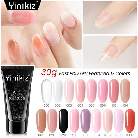 Yinikiz 17colors Uv Nail Polish Builder Construction Builder French