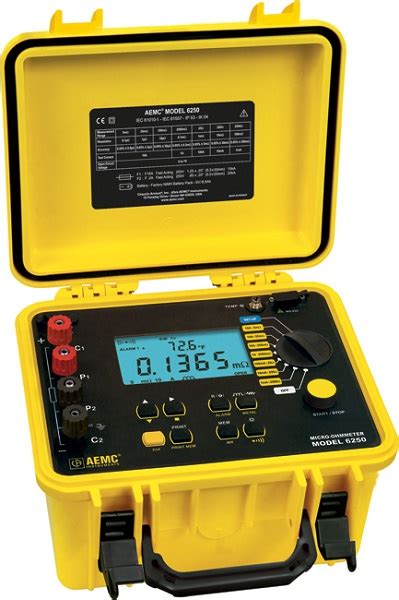 6250 Micro Ohmmeter 10A Hi Potential Technologies