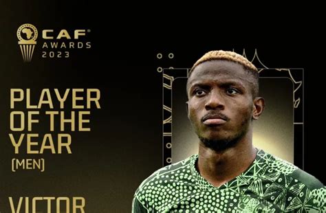 Caf Awards Victor Osimhen Lu Meilleur Joueur Africain De L