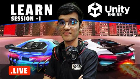 🔴1live Unity Game Development Learn To Create A Car Racing Game