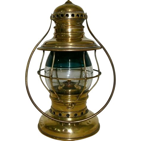 Exceptional And Rare 19th Century Brass Conductors Railroad Lantern Sold On Ruby Lane