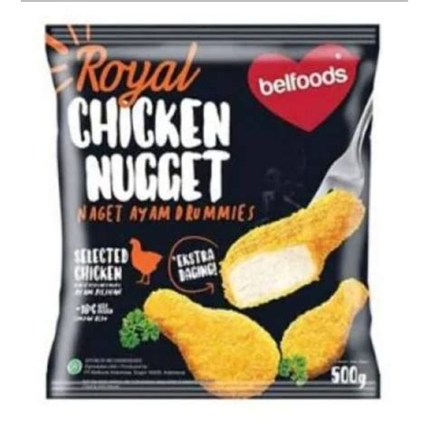 Jual Chicken Nugget Belfoods Royal 500gr Shopee Indonesia