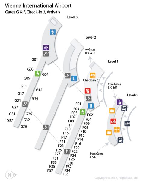 Vienna International Airport Terminal Map