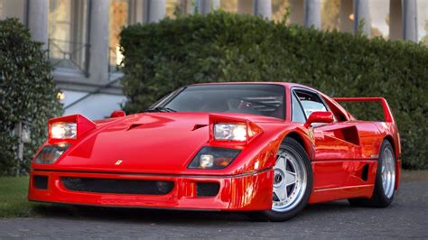 Concours Delegance Classic Car Event 3x Ferrari F40 1 Enzo Mb 300