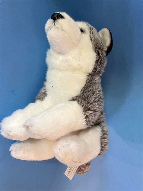 Toys R Us Husky Dog Alaskan Malamute Wolf Puppy Plush 12 2012 Stuffed