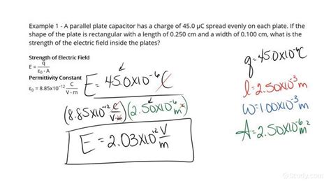 How To Calculate The Strength Of An Electric Field Inside A Parallel