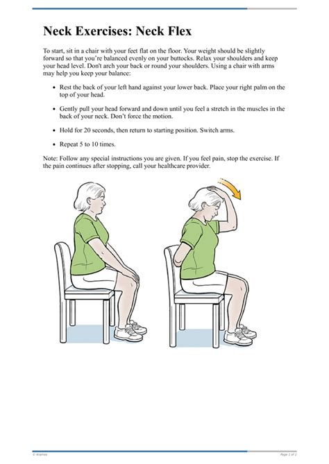 Text Neck Exercises Neck Flex Healthclips Online