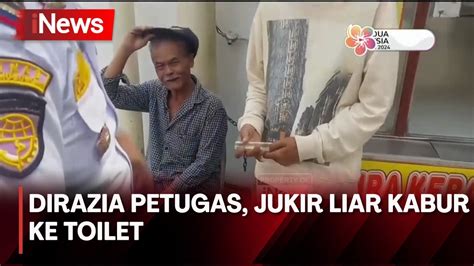 Razia Jukir Liarada Yang Bersembunyi Di Toilet Hingga Pura Pura Jadi