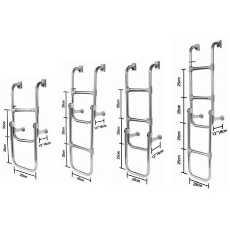 Stainless Steel Folding Boarding Ladders Aisi 316