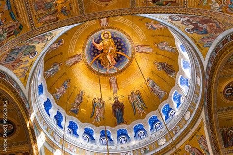 Belgrade Serbia December Interior Of The Church Of Saint