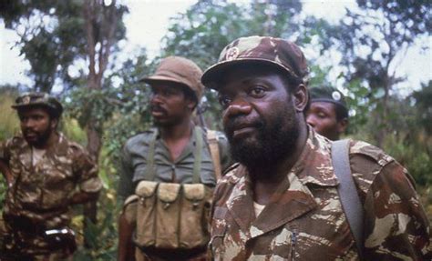 UNITA Leader Jonas Savimbi Photographed By Michael Sullivan In Central