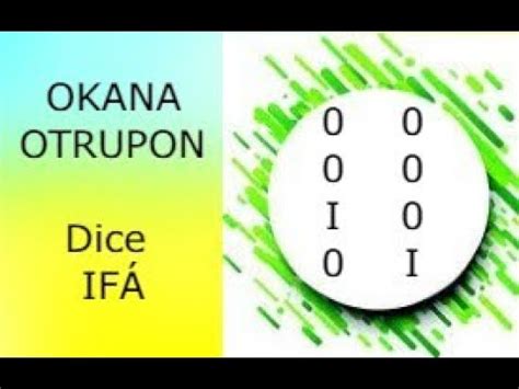 Okana Trupon Dice Ifa Consejos Recomendaciones Secretos Descripci N