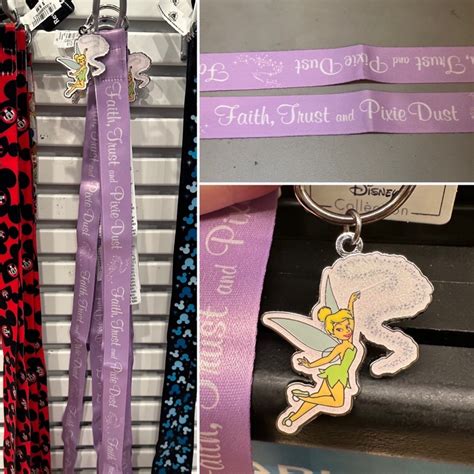 Tinker Bell Faith Trust Pixie Dust Lanyard At Disney Parks Disney