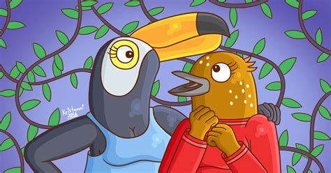 Tucaandbertie Tuca And Bertie Bertie And Tuca Kristanni20x6のイラスト