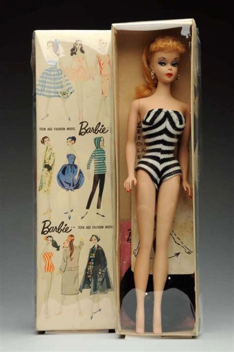 Sold Price 1959 No 1 Blonde Ponytail Barbie With Box September 4