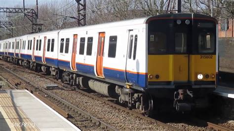 London Overground Class 315 Arriving At Walthamstow Central Youtube