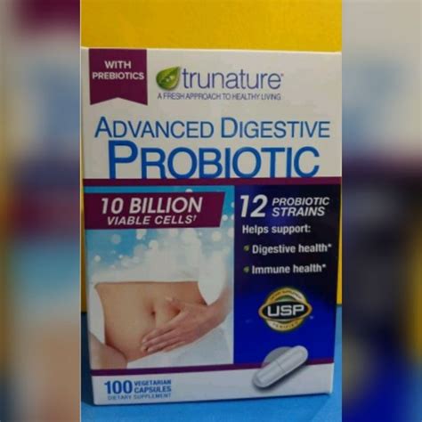 Trunature Advanced Digestive Probiotic 100 Capsules W Prebiotics Lazada Ph