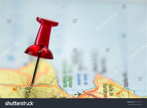 Thumbtack Roadmap Split Toned Stock Photo 667712212 Shutterstock