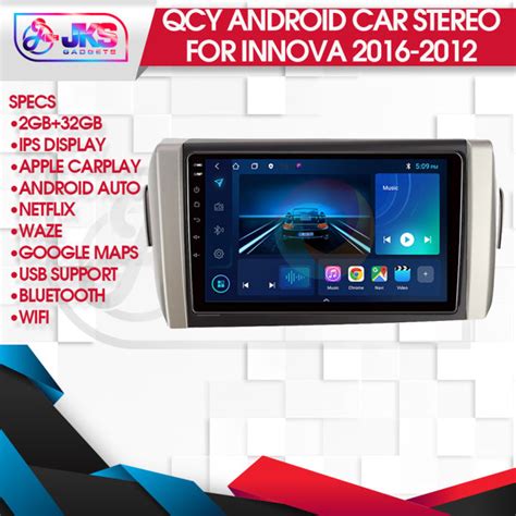 Qcy Android Car Stereo With Apple Carplay And Android Auto For Toyota