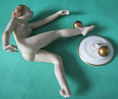 ART DECO NAKED NUDE LADY FIGURINE HUTSCHENREUTHER A F FOR RESTORATION