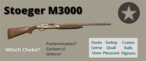 Best Chokes for the Stoeger M3000 (Try These FIRST!) - WaterfowlChoke