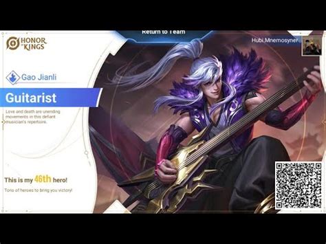 Honor of Kings Quốc Tế Guitarist Bản gốc Jinna LQ gameplay YouTube