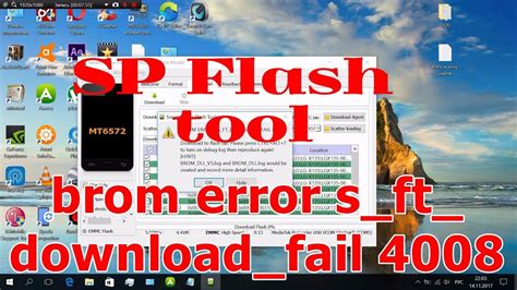 Sp Flash Tool Brom Error Sftdownloadfail 4008 Solution Решение Youtube