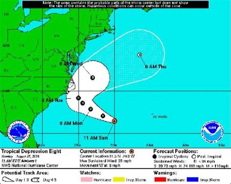 NATIONAL HURRICANE CENTER Tropical Depression 8 Forms In Atlantic