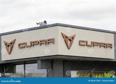 Seat Cupra Sport Car Brand Logo And Text Sign Of Spanish Sport Car