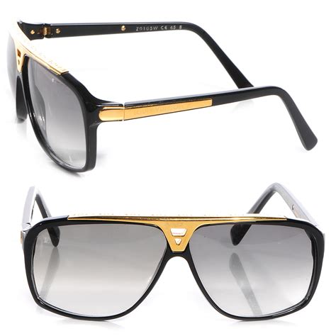 Louis Vuitton Acetate Evidence Sunglasses Black Z0105w 74105