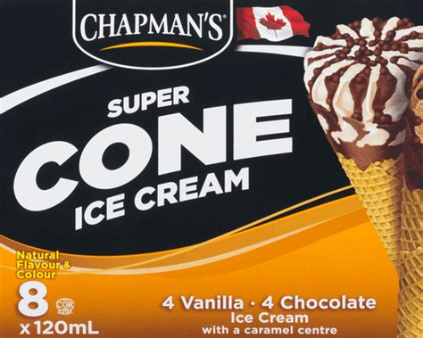 Chapmans Super Caramel Center Ice Cream Cone Ilmhub Halal Foods