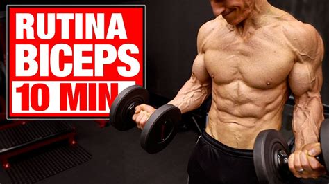 Rutina De BICEPS EN CASA 10 Minutos SETS Y REPS INCLUIDAS YouTube