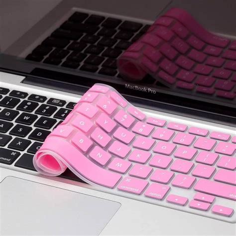 pink color silicon US keyboard cover for MacBook Air & Pro 13/14/16 ...