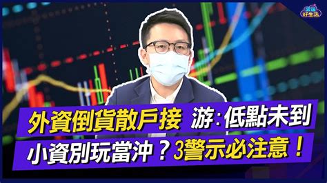 外資倒貨散戶接 游庭皓台股低點未到 搞懂當沖警示專家提3點必注意｜雲端好生活 Ep9精華 Youtube