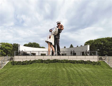 Memorial Park Turns 75 Embracing Peace Statue Installation Omaha