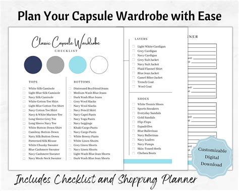 Capsule Wardrobe Planner Modern