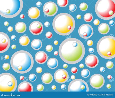 Colorful Bubbles Stock Vector Illustration Of Color Glow 9326990