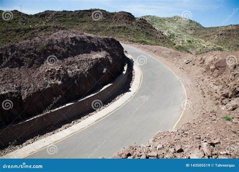 Road in a hilly area stock image. Image of travel, exploration - 143505519