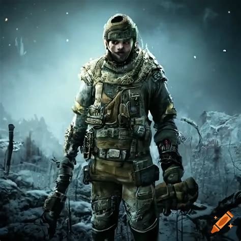 Metro Exodus Artem Winter Radiation On Craiyon