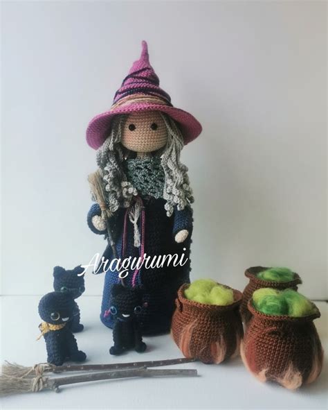 Bruja Crochet Ganchillo Amigurumi Mu Eca Amigurumi Amigurumi