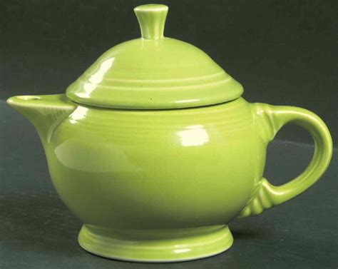 Fiesta Chartreuse Intro Small Teapot Lid By Homer Laughlin