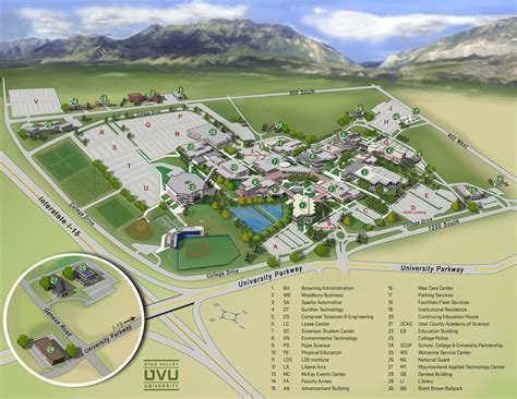 utah valley university map utah valley university   university