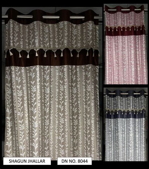 Polyester Kf Shagun Jhaller Curtain For Door And Window At Rs