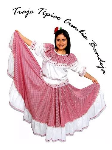 Traje Típico Cumbia Tradicional Colombia Tallas 14 Niña en venta en ...