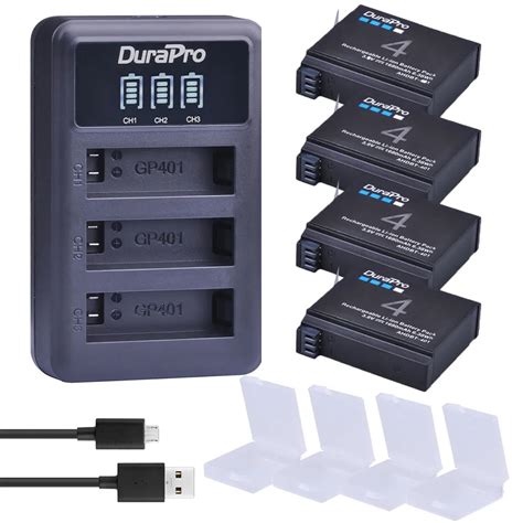 Durapro Mah Go Pro Hero Batteria Ahdbt Ahdbt Bateria