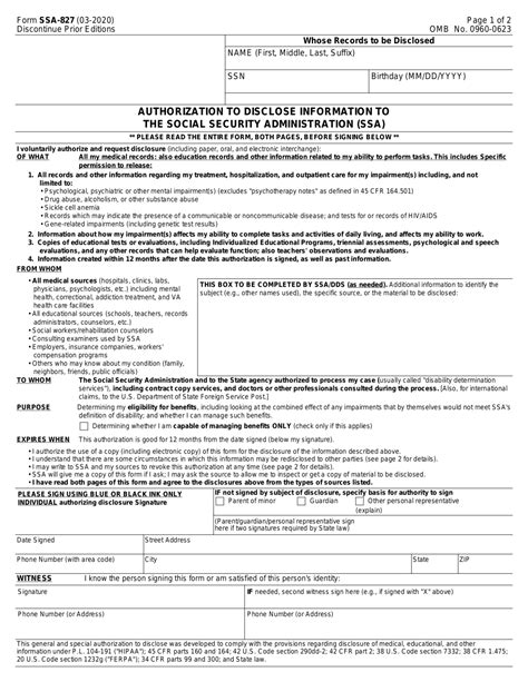 Free Form SSA 561 U2 Social Security Request For Reconsideration